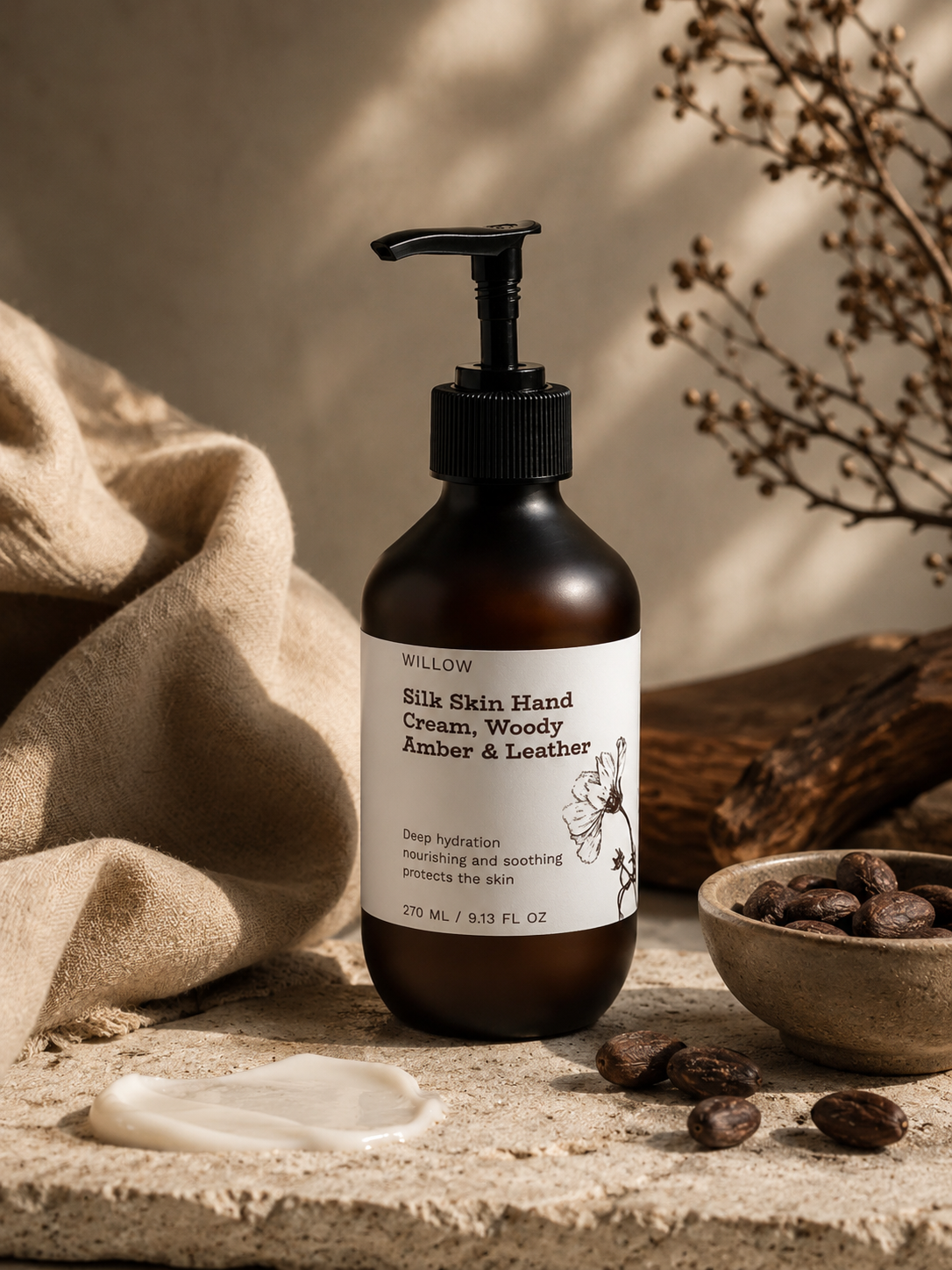 Silk Skin Hand Cream, a rich yet fast-absorbing formula designed to deeply nourish, comfort, and protect dry hands throughout the day.