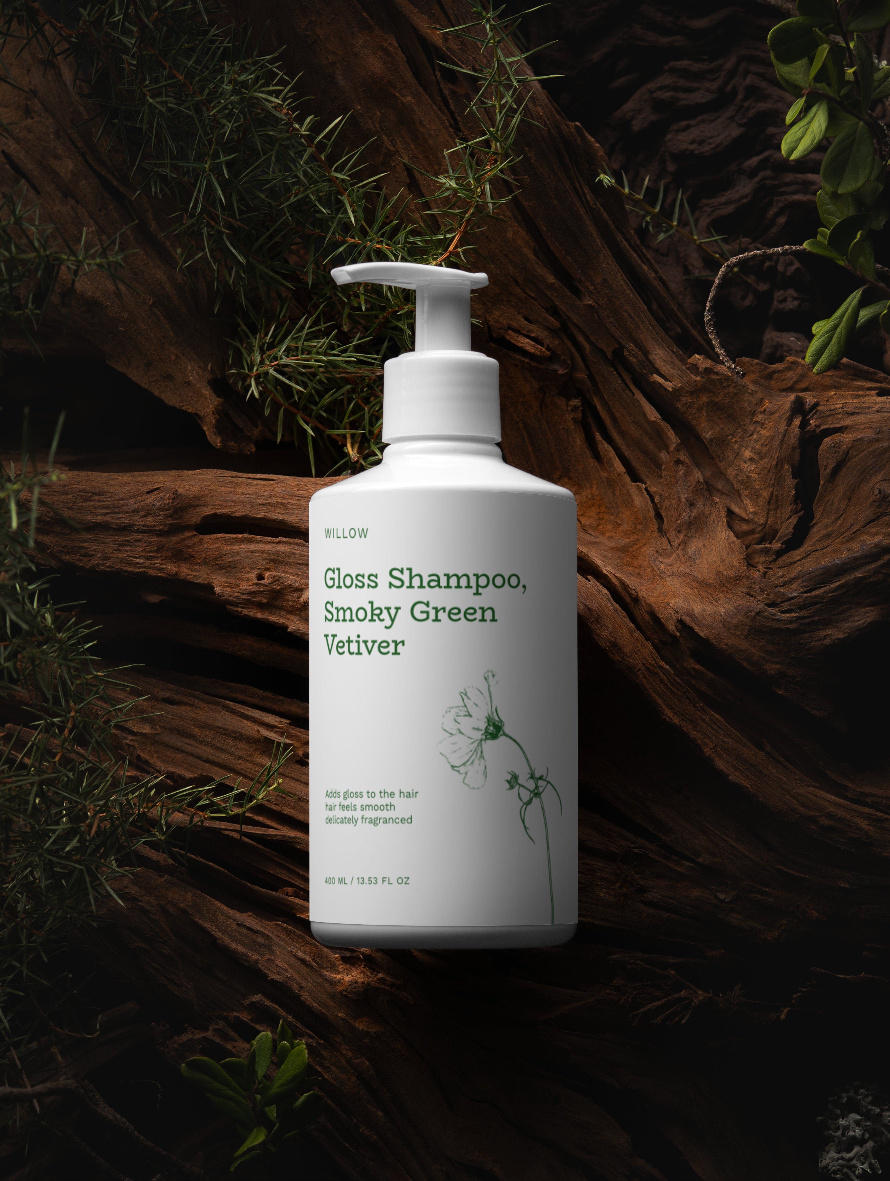 Gloss Shampoo, Smoky Green Vetiver